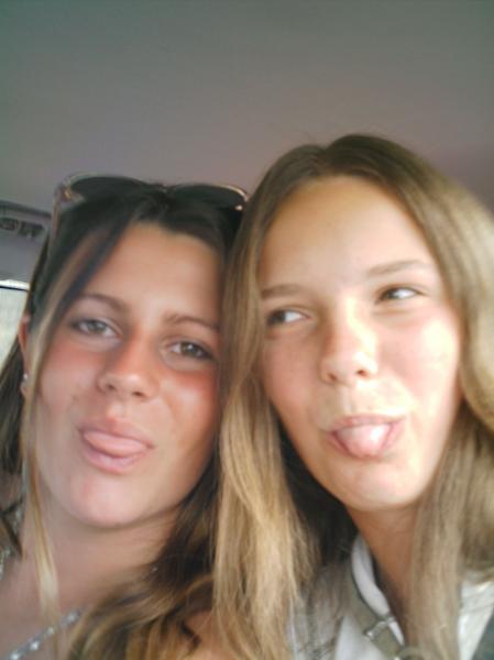moi et julie toujours en train de faire des conneries lol