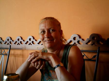 ma mère dans un restaurant marocain